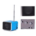 thumbnail image 3 of DEELLEEO Mini Speaker Music Player Portable FM Radio Stereo Speaker PC Fashion Support TF Card And U Disk(Blue), 3 of 7