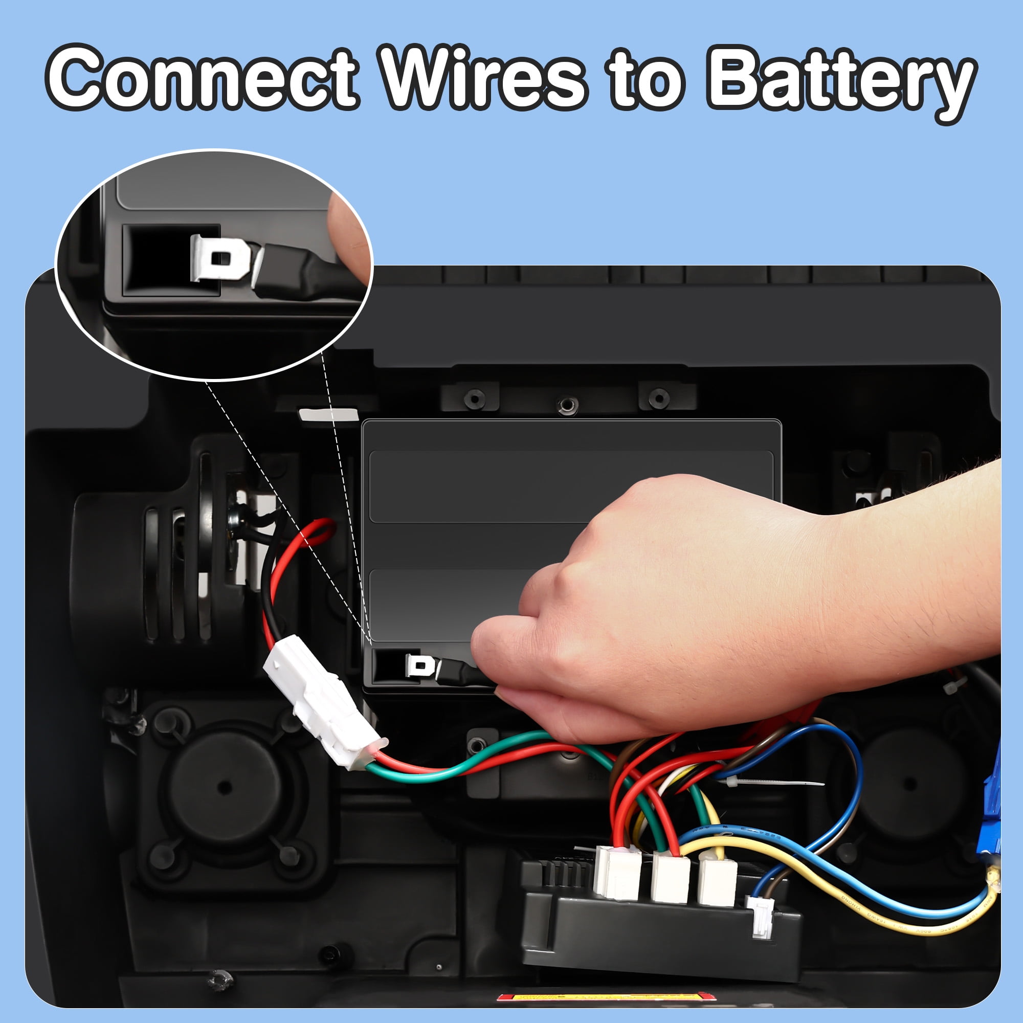 TOKTOO 24V 7Ah Lead Acid Replacement Battery for Kids Ride On Car – Reliable Power