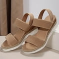 thumbnail image 5 of Willtoo Womens Platform Espadrilles Wedge Sandals,Slip on Elastic Ankle Strap Sandals for Women Casual Open Toe Beach Boho Sandal, 5 of 5
