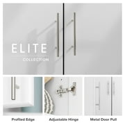 Prepac Armoir, Elite 32W x 35H x 20D White Wardrobe Closet & Cabinet - Functional Clothes Storage with Hanging Rail, Armoire Wardrobe - WEW-3264