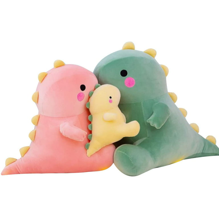 T-Rex Cute Stuffed Animal Plush Toy,Soft Dinosaurs Plush Doll Gifts Toy for Kids Plushies and Birthday Gifts, Size: 13.78 inch, Pink