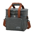 thumbnail image 2 of Hyknon Lunch Bag Soft Leakproof Fashionable Messenger Bag Lunch Insulation Bag With Large Capacity Business Lunch Bag And Cold Insulation Bag Lunch Box, 2 of 4