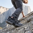 thumbnail image 5 of Gexuosn Men's Hiking Shoes Lightweight Trekking Shoes Low-Top Trail Running Shoes,Black, 5 of 6
