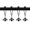 Black, variant on Bats Shower Curtain Hooks Set of 12 for Halloween Party Supplies Haunted House Decoration, Metal Stainless Steel Rustproof Gold Shower Curtain Hooks Rings (Gold)