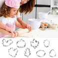 thumbnail image 1 of Xihbxyly Moldes para Galletas de Acción de Gracias, Juego de 8 Piezas de Acero Inoxidable, Formas de Pavo y Hojas, Material Apto para Uso Alimentario, Versátiles para Masa y Galletas, Repostería Navi, 1 of 1
