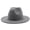 Gray, variant on Men's Jazzy Fedora Hats