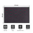 thumbnail image 5 of Green and Pink Checkered Pattern Washable Non Slip Indoor Door Mat, Decorative Entry Rug for Entrance, Bedroom, Kitchen, Bathroom, 20"x32", 5 of 6