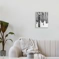 thumbnail image 2 of Stupell Industries Minimal Snowy Woods Landscape Black and White,10 x 15,Designed by Design Fabrikken, 2 of 6
