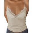 thumbnail image 2 of Tops for Women Sexy- Tank Tops - Y2K Bralette Spaghetti Strap Undershirts Slim Going Out Top White M, 2 of 8