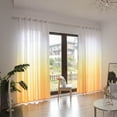 thumbnail image 1 of Awdenio Leaves Sheer Curtain Tulle Window Voile Drape Valance 1 Panel Fabric, 1 of 9