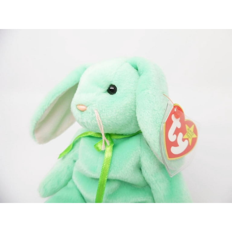 Green bunny beanie online baby