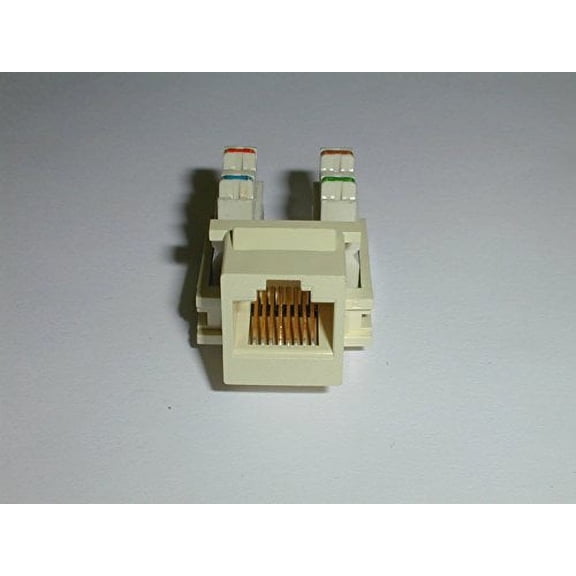 MODULAR JACK RJ45 CAT5E IVORY ( 1 EACH) - 569014-2