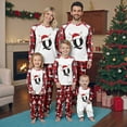 thumbnail image 6 of mgoYE Christmas Matching Sets for Family Long Sleeve Shirts & Pj Pants Printed Holiday Xmas Two Piece Loungewear Pjs, 6 of 8
