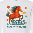 thumbnail image 4 of Inktastic 2026 Year of the Horse Chinese Zodiac Celebration Long Sleeve T-Shirt, 4 of 5
