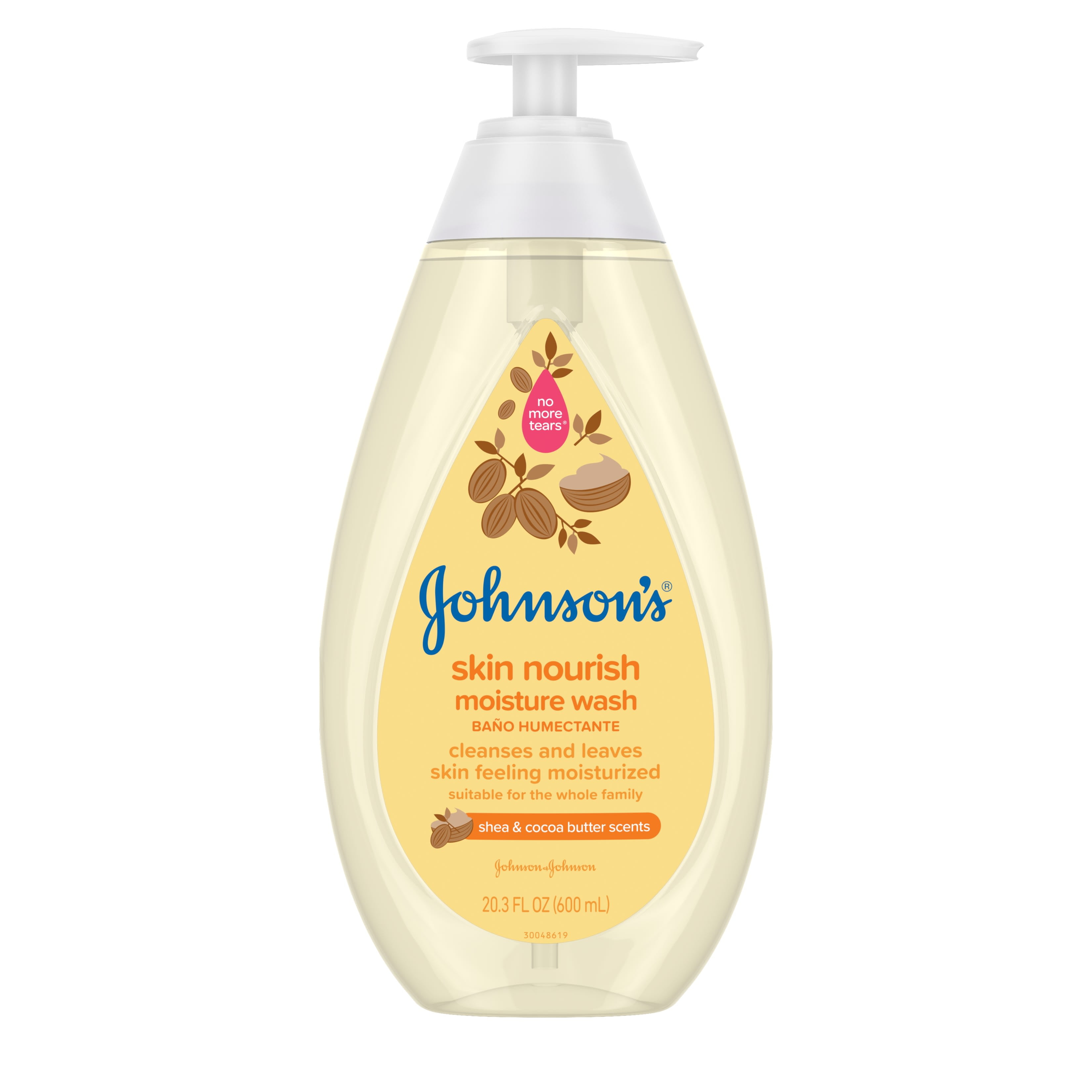 Johnson's Skin Nourish Moisture Wash, Shea & Cocoa Butter, 20.3 fl. oz