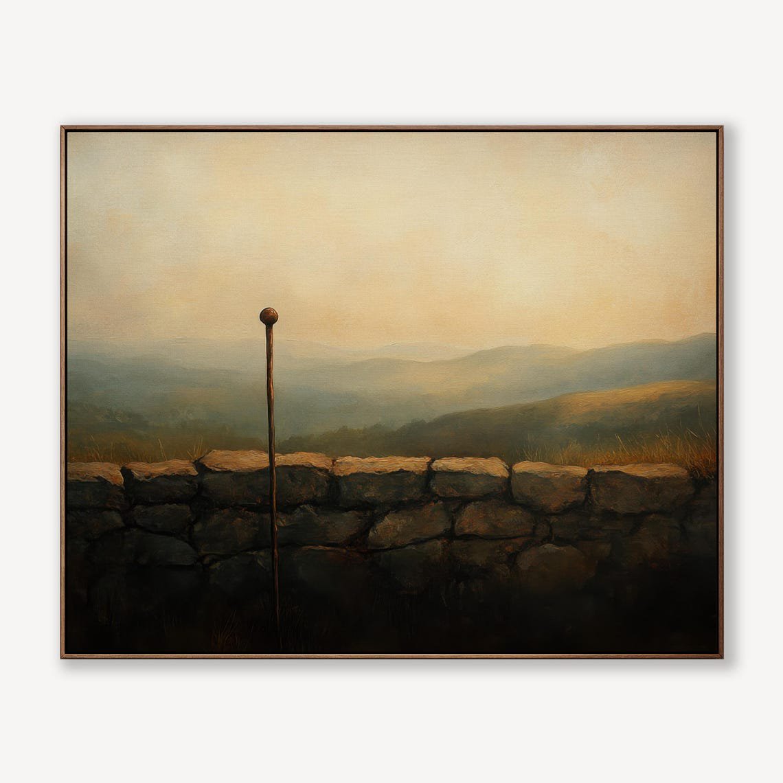 Shepherds Staff Psalm 23 Print, Christian Art