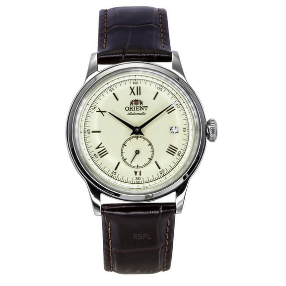 Orient Classic Bambino Version 2 Small Seconds Brown Leather Strap Champagne Dial Automatic RA-AP0105Y Men's Watch