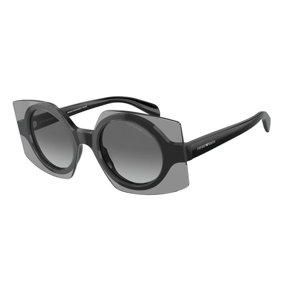 EMPORIO ARMANI EA4207 602911 Black & Top Grey Gradient 46 mm Women's Sunglasses