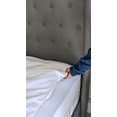 thumbnail image 5 of 2 Count Embrace Jacquard Top Sheets White 86 x 92 Twin/Full - Triple Bed Sheeting - Not a Flat Sheet, 5 of 14