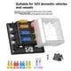 thumbnail image 5 of Caja de Fusibles para Autocaravana, 6 Pines, 100 A, 6 Vías, con Luz Indicadora LED, Portafusibles de una Entrada y Seis Salidas., 5 of 5