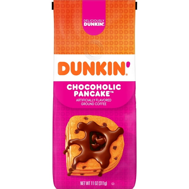 Dunkin' Chocoholic Pancake Ground Coffee, 11 Ounce Bag (Pack of 6)