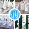 thumbnail image 2 of Urinal Screen Deodorizer, Anti-Splash & Long-Lasting Fragrance Urinal Cakes, 10 Pcs Urinal Pads Fits to All Toilets (Blue), 2 of 4