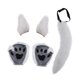 thumbnail image 1 of Diadema con orejas y cola falsas de Lolita para disfraz de cosplay Blanco, 1 of 9
