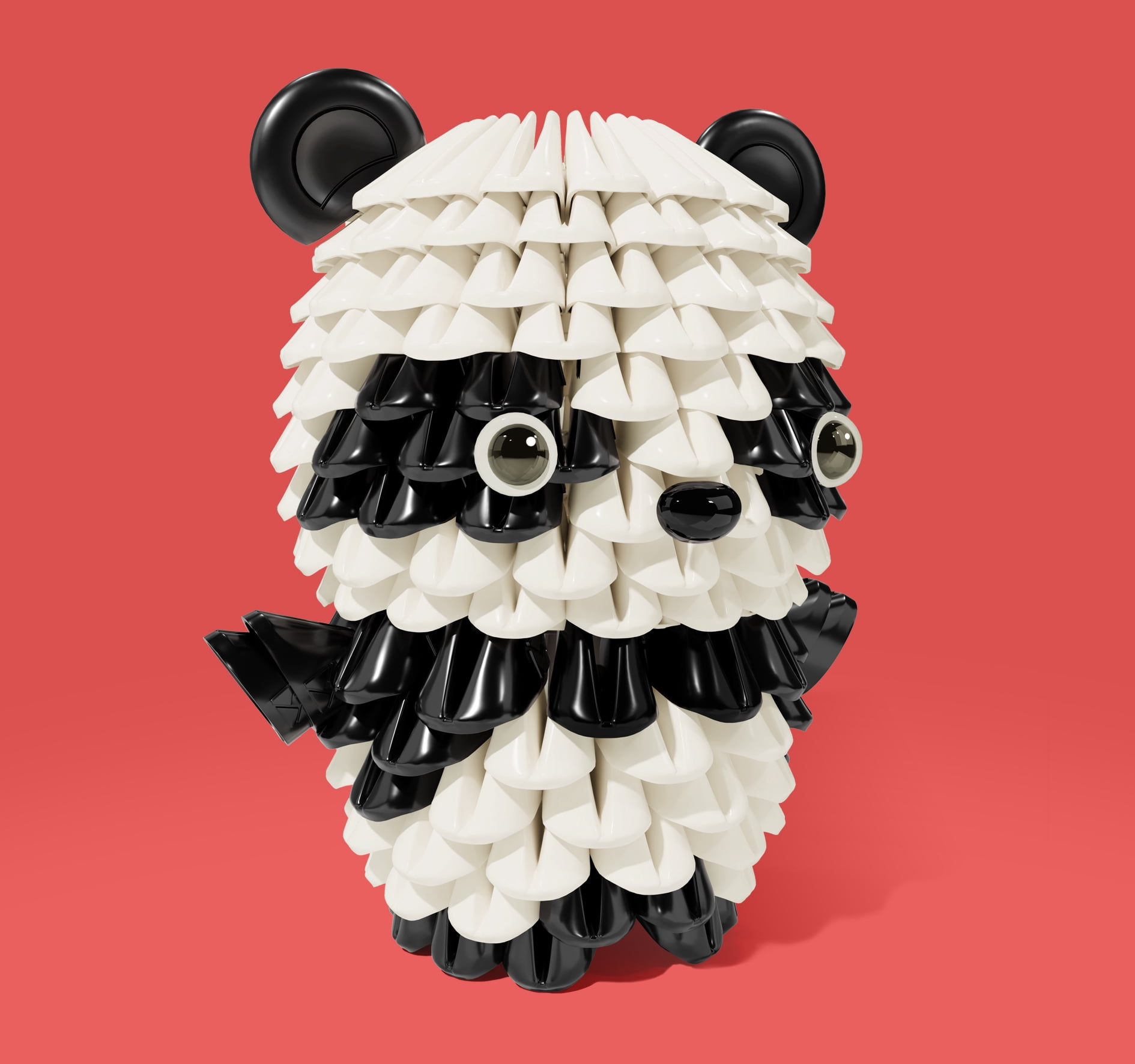 TRICOFUN Animals Soft Building Blocks Interactive Building Toy Paxton the Panda 1106-PANDA