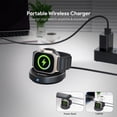 thumbnail image 5 of Magnetic Wireless Charging Stand for Apple Watch - Black, 5 of 6