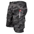 thumbnail image 4 of Pantalones cortos de trabajo multibolsillos de moda, pantalones casuales de quinto pantalón para hombre, 4 of 5