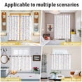 thumbnail image 5 of Colorful Polka Dot Kitchen Curtains Window Panels, Modern Minimalist Geometric Insulated Window Treatment Curtain, Grommet Curtains for Bedroom/Living Room/Bathroom, 2 Piece 42"Wx45"L, 5 of 8