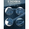 thumbnail image 6 of EMMIOL Women's Vintage Y2K Wide Leg Jeans 90s Baggy Boyfriend Style Denim Pants,Low Rise Loose Fit Jeans, 6 of 8