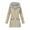 Khaki, variant on HongQid Rain Jackets for Women Waterproof Rain Coats with Hood Lightweight Windbreaker Outdoor Womens Raincoats