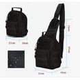 thumbnail image 2 of Mochila Xtellar Táctica Multifunción Mochila Cuerpo Cruzada Campismo Color Negro, 2 of 2