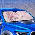 thumbnail image 4 of Xixirimido Car Windshield Sun Shade Foldable Sun Visor for Front Window Sunshade Universal Fit Most Truck SUV Vans Car Interior Accessories, Pink Butterfly Cherry Blossom, 4 of 8