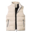 thumbnail image 1 of Men's Lightweight Packable Puffer Down Vest Sleeveless Quilted Jacket Coat, 1 of 5
