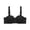 Black, variant on Women Bra Push Up Bra Adjustable Straps Tshirt Bras No Underwire Everyday Bras Comfy Bras for Women, Size 75B-95D