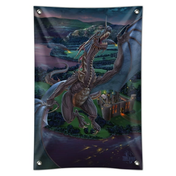 Dragon Flight The Last Stand Fantasy Home Business Office Sign