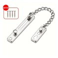 thumbnail image 4 of Security Door Sliding Chain Lock 304 Stainless Steel Security Anti-Theft Door Chain Latch Buckle ,Easy to Use, 4 of 7
