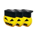 thumbnail image 2 of BiFandian Halloween Outdoor Decorations Lights, Solar Pumpkin Decor Fence Lights, LED Sensor Step Light with Color Changing Mode, 2 of 8