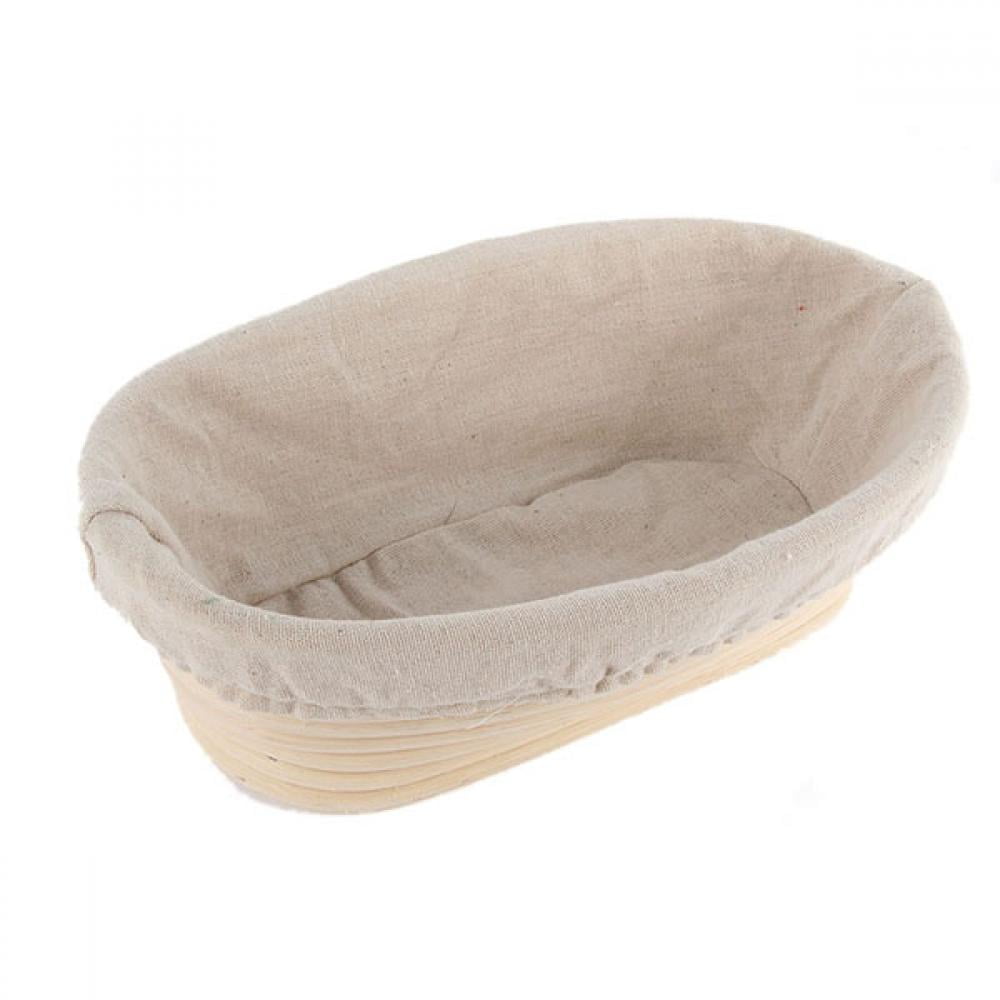 EleaEleanor 25*15*8 cm Oval Dough Banneton Brotform Dougn Rattan Bread Proofing Proving Baskets