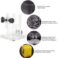 thumbnail image 4 of ZOUSSIQI Woodworking Trimmer Router Transparent Plastic Base Power Tool Protective Accessory Base with Adjustment Knob(Thicker) CA919-66391, 4 of 9
