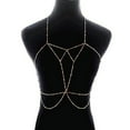 thumbnail image 3 of SEXY SPARKLES Rhinestone Bra Chain Sexy Harness Bikini Body Chain, leg Chain Jewelry, 3 of 3