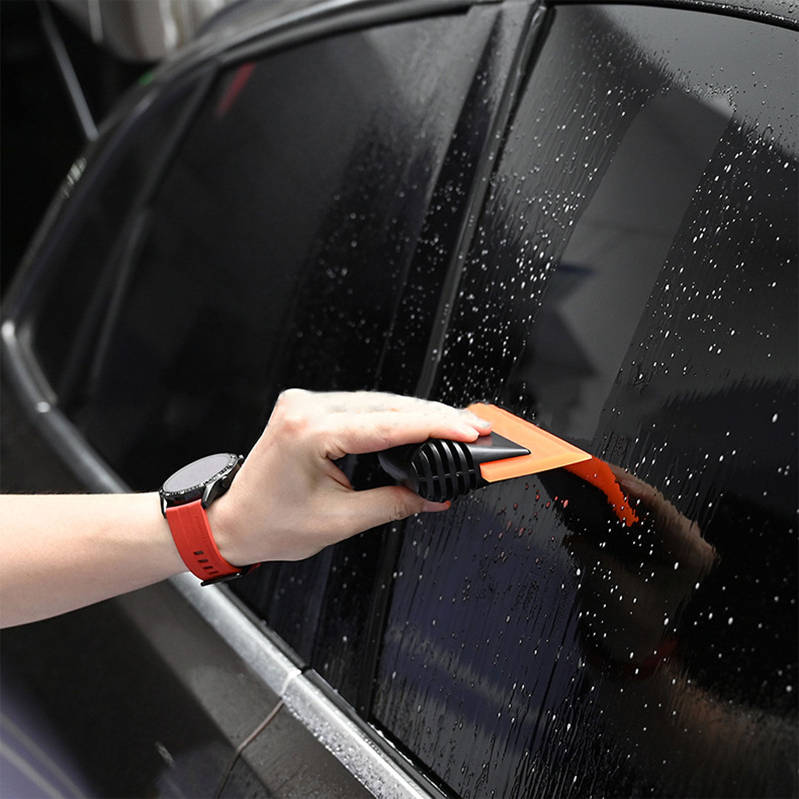 Scraper Soft Silica Rubber Squeegee Tint Tool Glass Water Wiper Car Styling  Sticker Accessory Window Film Card Squeegee 
