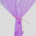 thumbnail image 4 of Gustave 39"x78" Crystal Beaded Tassel Curtain, Partition Door Curtain Beaded String Curtain, Door Screen Panel Home Decor Crystal Tassel Screen (Purple), 4 of 8