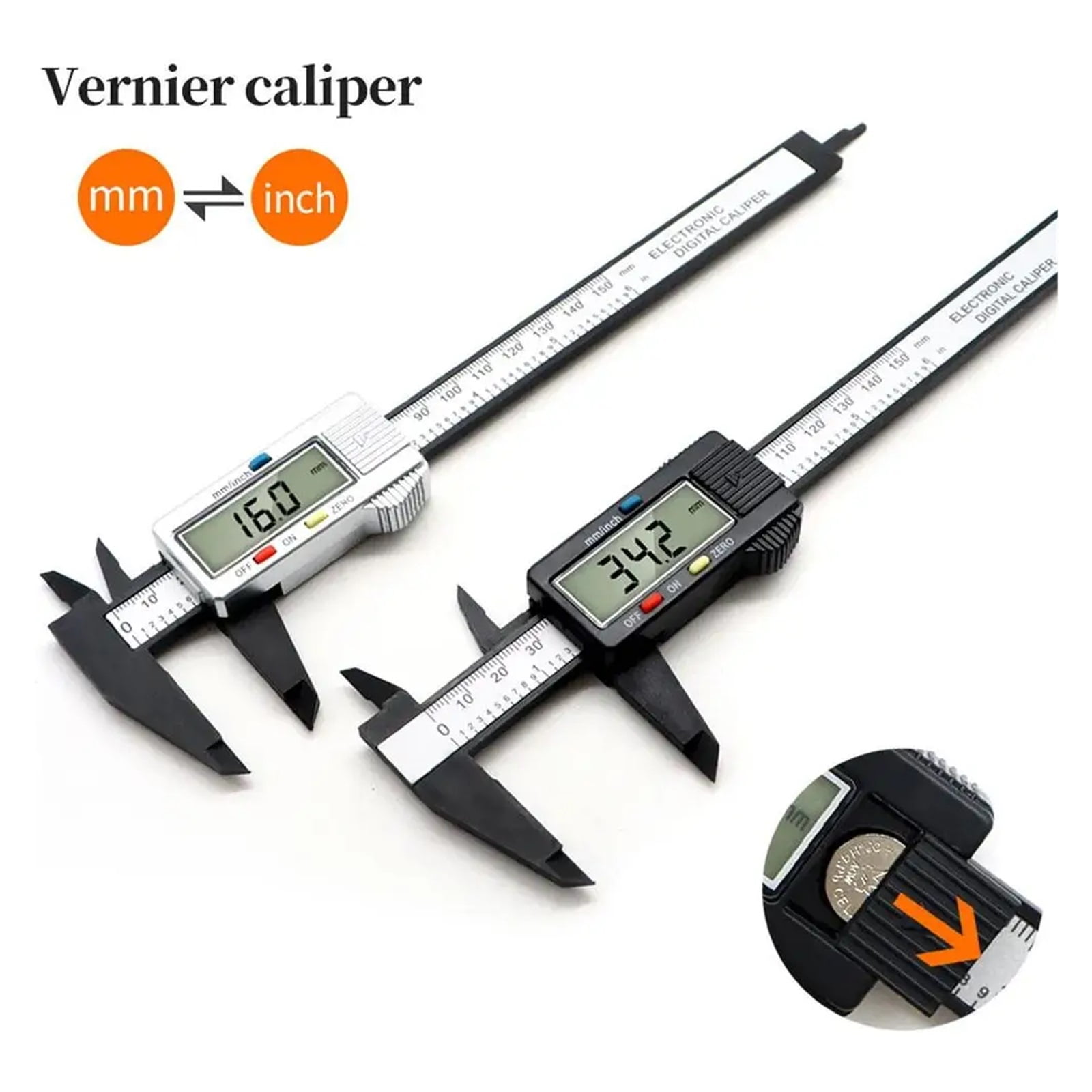 Hardened Stainless Steel 0-150 Mm Digital Caliper Electronic 0.1mm Vernier Caliper Measuring Tools Micrometro ,Precision Measuring