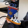 thumbnail image 3 of Bolsa de felpa de Anime de para niños, bolso de hombro con estilo de zapato divertido, Buzz Lightyear y Woody, Toy Story Kawaii, regalos, 3 of 5