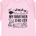 thumbnail image 4 of Inktastic Dear Santa, My Brother Did It Funny Christmas Boys or Girls Long Sleeve Baby Bodysuit, 4 of 5