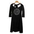 thumbnail image 6 of Nordic Mythology Rune Circle Dress Summer Dresses Woman Street Style Big Size Casual Dress, 6 of 9