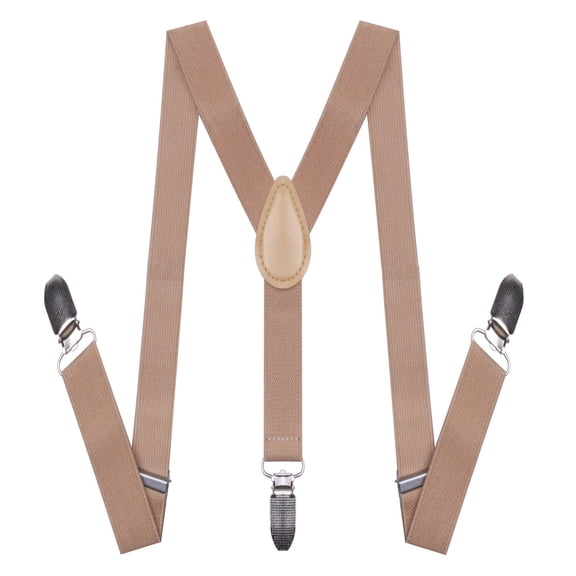 TELOLY 2026 New Mens Suspenders,Lightweight Suspenders for Men,Breathable Suspenders for Men Heavy Duty for Casual,Work,Formal,Khaki